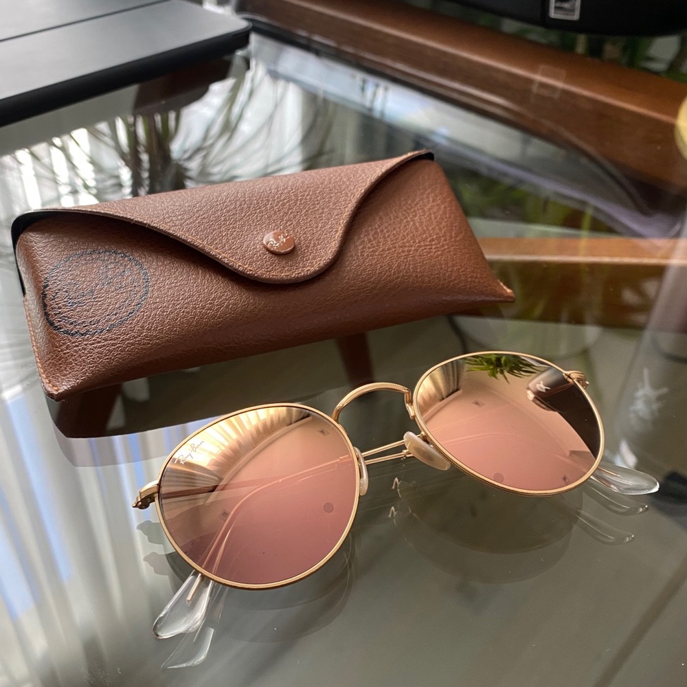 Ray Ban Sunglasses -gold/pink